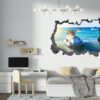 Jet Ski - Sport Wall Decal, Bedroom Wall Sticker, Self Adhesive Wall Decal, Wall Art Sport, Printable Wall Art