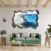 Jet Ski - Sport Wall Decal, Bedroom Wall Sticker, Self Adhesive Wall Decal, Wall Art Sport, Printable Wall Art