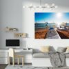 Surfing Wall Decal - Sport Theme Wall Decor, Living Room Wall Art, Wall Decal Sports, Digital print, Removable Wall Sticker