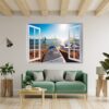 Surfing Wall Decal - Sport Theme Wall Decor, Living Room Wall Art, Wall Decal Sports, Digital print, Removable Wall Sticker