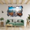 Surfing Wall Decal - Sport Theme Wall Decor, Living Room Wall Art, Wall Decal Sports, Digital print, Removable Wall Sticker