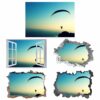 Paragliding Sport - Sport Wall Sticker, Bedroom Wall Sticker, Wall Art Sport, Printable Wall Art, Removable Wall Sticker