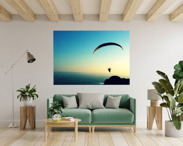 Paragliding Sport - Sport Wall Sticker, Bedroom Wall Sticker, Wall Art Sport, Printable Wall Art, Removable Wall Sticker