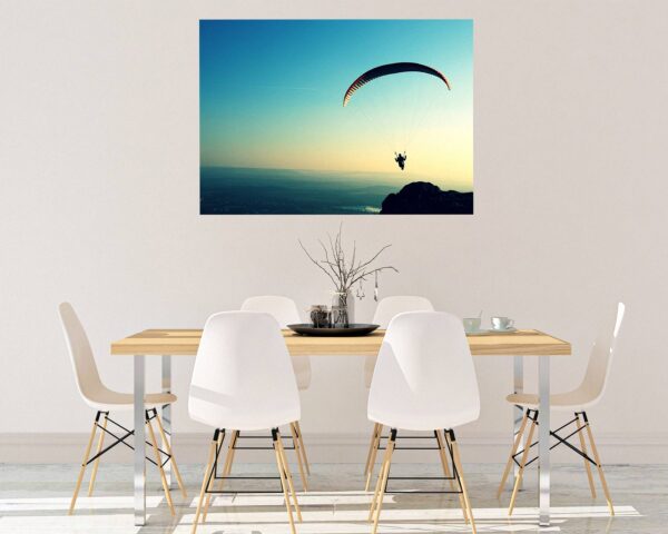 Paragliding Sport - Sport Wall Sticker, Bedroom Wall Sticker, Wall Art Sport, Printable Wall Art, Removable Wall Sticker