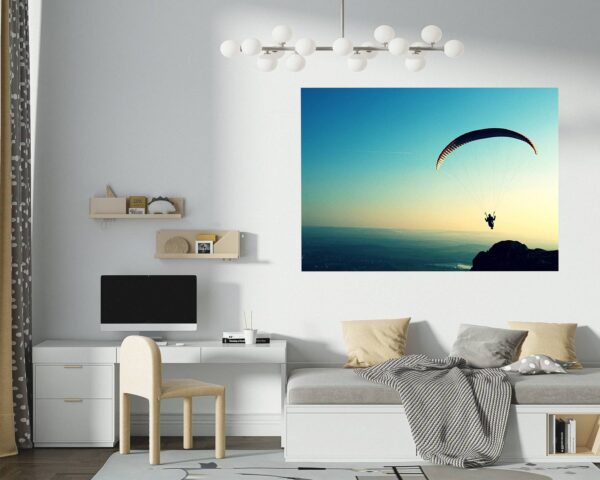 Paragliding Sport - Sport Wall Sticker, Bedroom Wall Sticker, Wall Art Sport, Printable Wall Art, Removable Wall Sticker