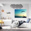 Paragliding Sport - Sport Wall Sticker, Bedroom Wall Sticker, Wall Art Sport, Printable Wall Art, Removable Wall Sticker