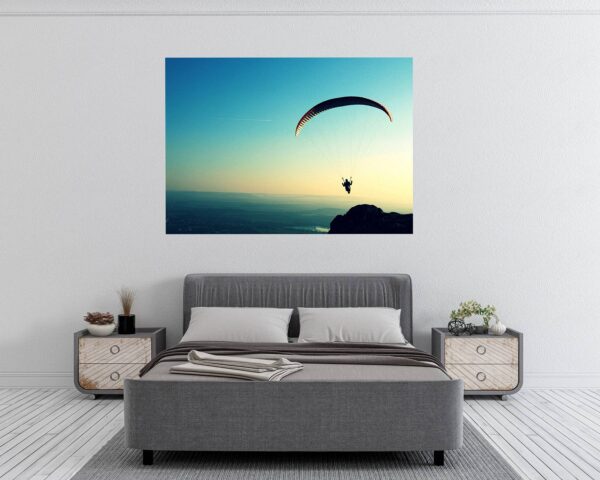 Paragliding Sport - Sport Wall Sticker, Bedroom Wall Sticker, Wall Art Sport, Printable Wall Art, Removable Wall Sticker