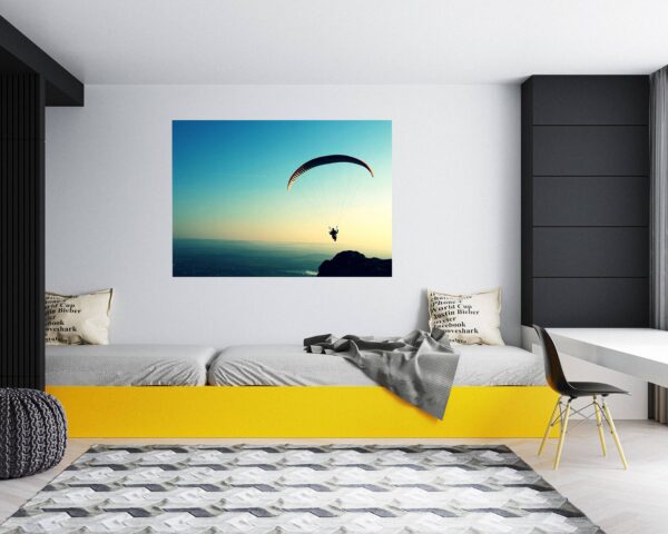 Paragliding Sport - Sport Wall Sticker, Bedroom Wall Sticker, Wall Art Sport, Printable Wall Art, Removable Wall Sticker