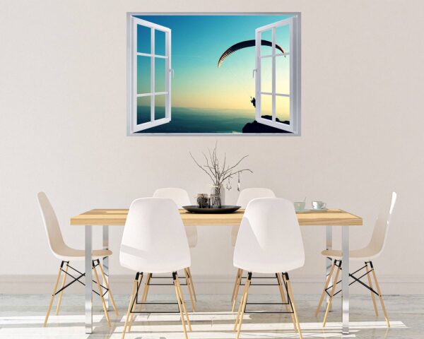 Paragliding Sport - Sport Wall Sticker, Bedroom Wall Sticker, Wall Art Sport, Printable Wall Art, Removable Wall Sticker