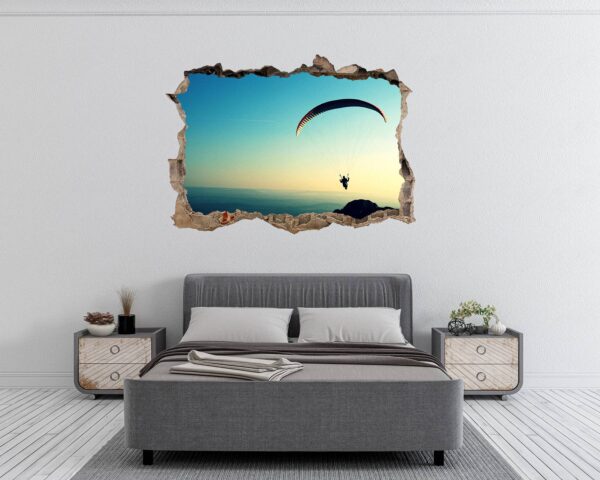 Paragliding Sport - Sport Wall Sticker, Bedroom Wall Sticker, Wall Art Sport, Printable Wall Art, Removable Wall Sticker