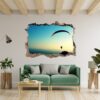 Paragliding Sport - Sport Wall Sticker, Bedroom Wall Sticker, Wall Art Sport, Printable Wall Art, Removable Wall Sticker