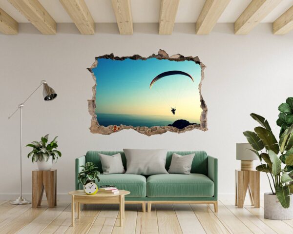 Paragliding Sport - Sport Wall Sticker, Bedroom Wall Sticker, Wall Art Sport, Printable Wall Art, Removable Wall Sticker