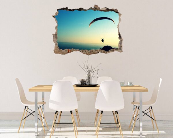 Paragliding Sport - Sport Wall Sticker, Bedroom Wall Sticker, Wall Art Sport, Printable Wall Art, Removable Wall Sticker