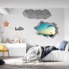 Paragliding Sport - Sport Wall Sticker, Bedroom Wall Sticker, Wall Art Sport, Printable Wall Art, Removable Wall Sticker