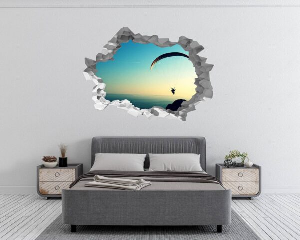 Paragliding Sport - Sport Wall Sticker, Bedroom Wall Sticker, Wall Art Sport, Printable Wall Art, Removable Wall Sticker