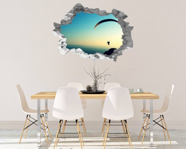 Paragliding Sport - Sport Wall Sticker, Bedroom Wall Sticker, Wall Art Sport, Printable Wall Art, Removable Wall Sticker