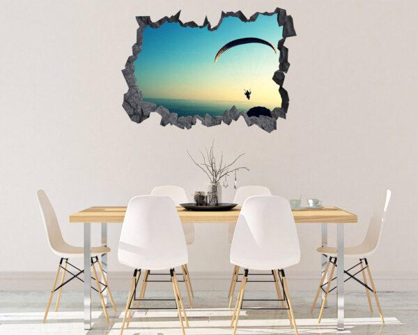 Paragliding Sport - Sport Wall Sticker, Bedroom Wall Sticker, Wall Art Sport, Printable Wall Art, Removable Wall Sticker