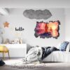 Mermaid Wall Decal - Fantasy Wall Art, Removable Wall Sticker, Wall Vinyl Sticker, Peel and Stick Wall Decal, Wall Sticker Print, Wall Sticker for Bedroom