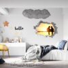 Pigeon Wall Sticker - Self Adhesive Wall Decal, Animal Wall Decal, Bedroom Wall Sticker, Removable Vinyl, Wall Decoration