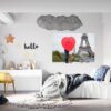 Paris Wall Sticker - Self Adhesive Wall Sticker, City Landscape Art, Wall Decoration, Removable Vinyl, Easy To Install