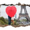 Paris Wall Sticker - Self Adhesive Wall Sticker, City Landscape Art, Wall Decoration, Removable Vinyl, Easy To Install