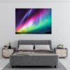 Night Sky Wall Decal - Peel and Stick Wall Decal, Aurora Borealis Wall Art, Vinyl Wall Decal, Wall Decor for Bedroom, Easy To apply, Wall Decor, Living Room Wall Sticker