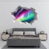 Night Sky Wall Decal - Peel and Stick Wall Decal, Aurora Borealis Wall Art, Vinyl Wall Decal, Wall Decor for Bedroom, Easy To apply, Wall Decor, Living Room Wall Sticker