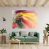 Colorfull Abstract - Self Adhesive Wall Sticker, Abstract Wall Décor, Vedroom Wall Decal, Vinyl Sticker, Art Print, Room Décor