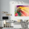 Colorfull Abstract - Self Adhesive Wall Sticker, Abstract Wall Décor, Vedroom Wall Decal, Vinyl Sticker, Art Print, Room Décor