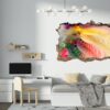 Colorfull Abstract - Self Adhesive Wall Sticker, Abstract Wall Décor, Vedroom Wall Decal, Vinyl Sticker, Art Print, Room Décor