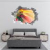 Colorfull Abstract - Self Adhesive Wall Sticker, Abstract Wall Décor, Vedroom Wall Decal, Vinyl Sticker, Art Print, Room Décor