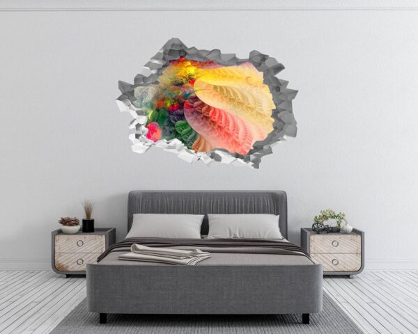 Colorfull Abstract - Self Adhesive Wall Sticker, Abstract Wall Décor, Vedroom Wall Decal, Vinyl Sticker, Art Print, Room Décor