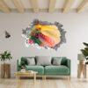 Colorfull Abstract - Self Adhesive Wall Sticker, Abstract Wall Décor, Vedroom Wall Decal, Vinyl Sticker, Art Print, Room Décor