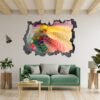 Colorfull Abstract - Self Adhesive Wall Sticker, Abstract Wall Décor, Vedroom Wall Decal, Vinyl Sticker, Art Print, Room Décor