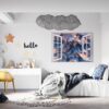 Bird Feathers - Self Adhesive Wall Sticker, Abstract Wall Décor, Vedroom Wall Decal, Vinyl Sticker, Art Print, Room Décor