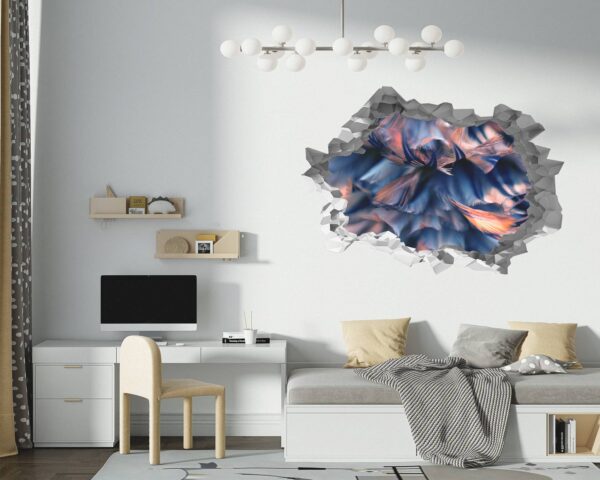 Bird Feathers - Self Adhesive Wall Sticker, Abstract Wall Décor, Vedroom Wall Decal, Vinyl Sticker, Art Print, Room Décor