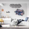 Bird Feathers - Self Adhesive Wall Sticker, Abstract Wall Décor, Vedroom Wall Decal, Vinyl Sticker, Art Print, Room Décor