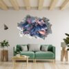 Bird Feathers - Self Adhesive Wall Sticker, Abstract Wall Décor, Vedroom Wall Decal, Vinyl Sticker, Art Print, Room Décor