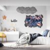 Bird Feathers - Self Adhesive Wall Sticker, Abstract Wall Décor, Vedroom Wall Decal, Vinyl Sticker, Art Print, Room Décor