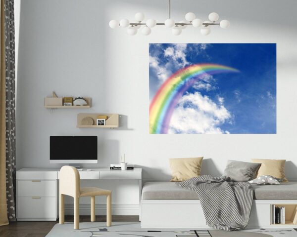 Rainbow Wall Sticker - Peel and Stick Wall Decal, Vinyl Wall Decal ,Nature Wall Sticker, Wall Decor for Bedroom, Easy To apply, Wall Decor, Living Room Wall Sticker