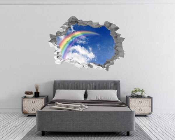 Rainbow Wall Sticker - Peel and Stick Wall Decal, Vinyl Wall Decal ,Nature Wall Sticker, Wall Decor for Bedroom, Easy To apply, Wall Decor, Living Room Wall Sticker