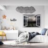 Meadow Wall Sticker - Peel and Stick Wall Decal, Vinyl Wall Decal, Nature Wall Sticker, Wall Decor for Bedroom, Easy To apply, Wall Decor, Living Room Wall Sticker