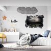 Meadow Wall Sticker - Peel and Stick Wall Decal, Vinyl Wall Decal, Nature Wall Sticker, Wall Decor for Bedroom, Easy To apply, Wall Decor, Living Room Wall Sticker