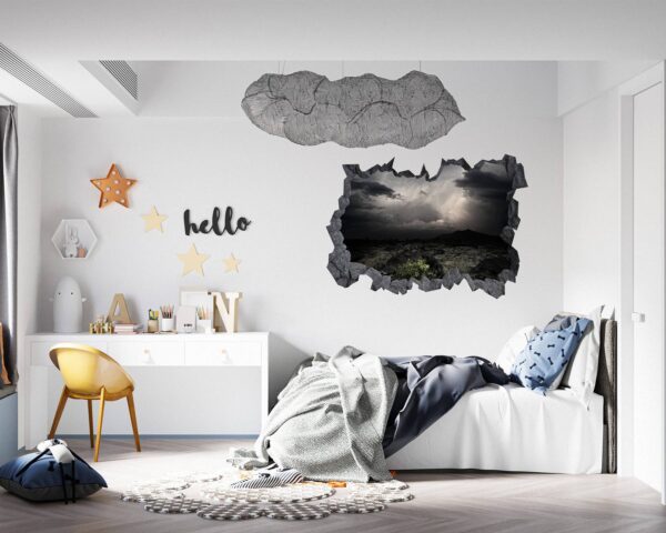 Meadow Wall Sticker - Peel and Stick Wall Decal, Vinyl Wall Decal, Nature Wall Sticker, Wall Decor for Bedroom, Easy To apply, Wall Decor, Living Room Wall Sticker