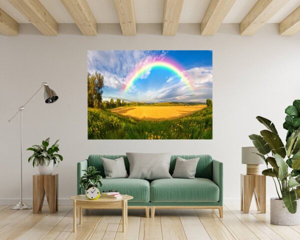 Rainbow Wall Decal - Peel and Stick Wall Decal, Vinyl Wall Decal ,Nature Wall Sticker, Wall Decor for Bedroom, Easy To apply, Wall Decor, Living Room Wall Sticker