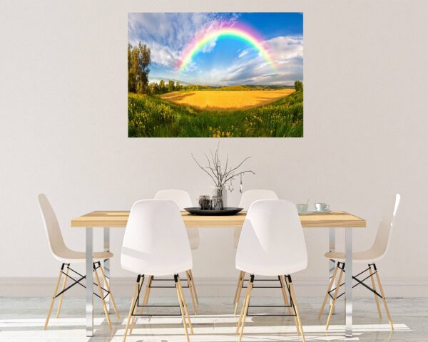 Rainbow Wall Decal - Peel and Stick Wall Decal, Vinyl Wall Decal ,Nature Wall Sticker, Wall Decor for Bedroom, Easy To apply, Wall Decor, Living Room Wall Sticker