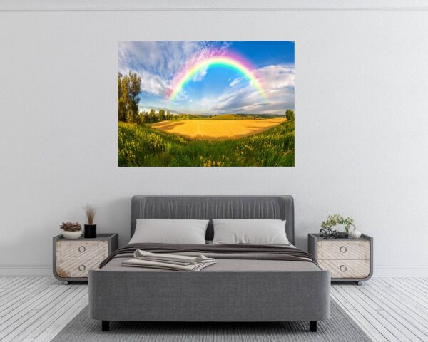 Rainbow Wall Decal - Peel and Stick Wall Decal, Vinyl Wall Decal ,Nature Wall Sticker, Wall Decor for Bedroom, Easy To apply, Wall Decor, Living Room Wall Sticker