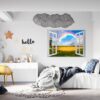 Rainbow Wall Decal - Peel and Stick Wall Decal, Vinyl Wall Decal ,Nature Wall Sticker, Wall Decor for Bedroom, Easy To apply, Wall Decor, Living Room Wall Sticker