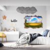 Rainbow Wall Decal - Peel and Stick Wall Decal, Vinyl Wall Decal ,Nature Wall Sticker, Wall Decor for Bedroom, Easy To apply, Wall Decor, Living Room Wall Sticker