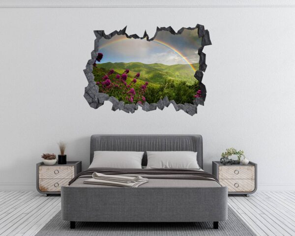 Mountain Wall Decal - Self Adhesive Wall Sticker, Vinyl Wall Decal ,Nature Wall Sticker, Wall Decor for Bedroom, Easy To apply, Wall Decor, Living Room Wall Sticker